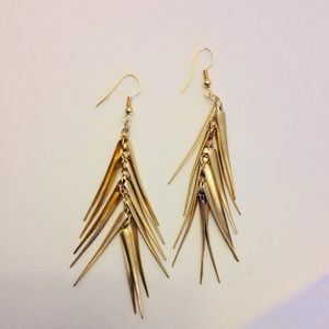 Handmade Golden Earrings